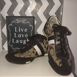 Authentic Brown Coach Sneakers